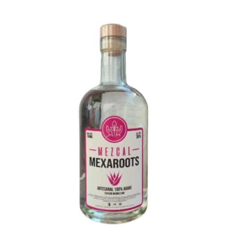 Botella 750ml de mezcal MEXAROOTS  alc. vol. 36°