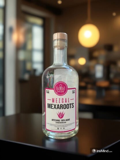 Botella 750ml de mezcal MEXAROOTS  alc. vol. 36° - Image 2