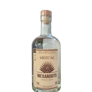 Botella 750ml de mezcal MEXAROOTS  alc. vol. 40°