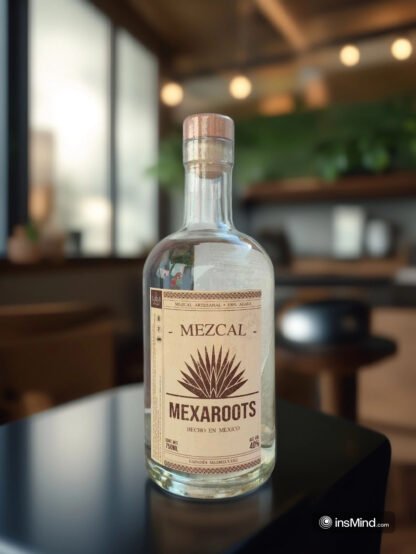 Botella 750ml de mezcal MEXAROOTS  alc. vol. 40° - Image 2